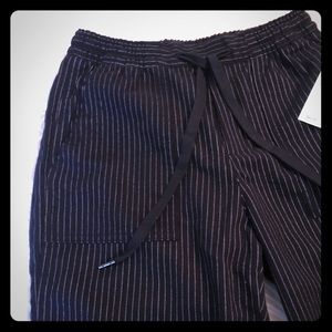 Gap - Navy Pinstripe Jogger Pants